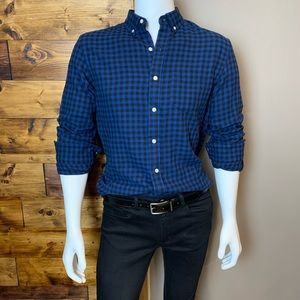 *BLACK n BLUE* Old Navy Flannel Button Down US M